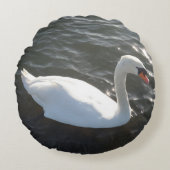 白鳥まくらまくらまくらまくらみ ラウンドクッション (正面)