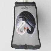 白鳥エレガントが一緒にハートを探す。 ゴルフヘッドカバー (回転90)