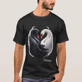 白鳥エレガントが一緒にハートを探す。 Tシャツ