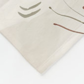 白鳥エレガント模様 フリースブランケット (角)