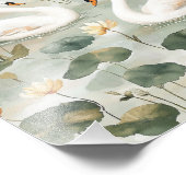 白鳥エレガント類 フォトプリント            (角)