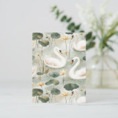 白鳥エレガント類 ポストカード (スタンド正面)