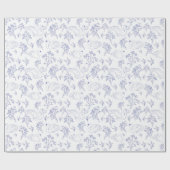 白鳥オンレイクエレガントクラシック手描きパターン ラッピングペーパー (フラット)