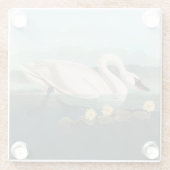白鳥オードボンバードホワイトウォーター ガラスコースター (裏面)