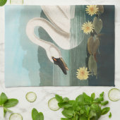 白鳥オードボンバードホワイトウォーター キッチンタオル (折り畳み)