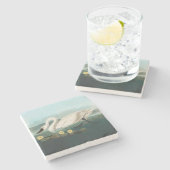 白鳥オードボンバードホワイトウォーター ストーンコースター (横)