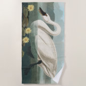 白鳥オードボンバードホワイトウォーター ビーチタオル (正面)