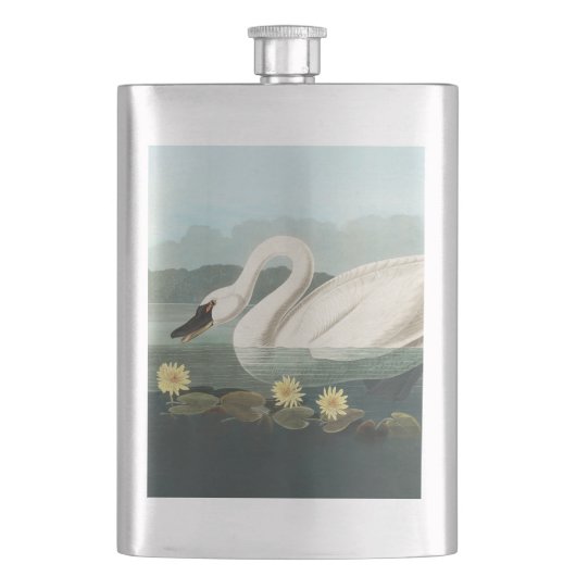 白鳥オードボンバードホワイトウォーター フラスク (正面)