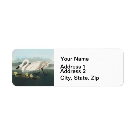 白鳥オードボンバードホワイトウォーター ラベル (正面)