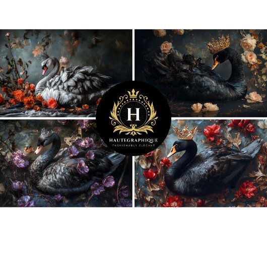 白鳥コラージュのデコページ 薄葉紙