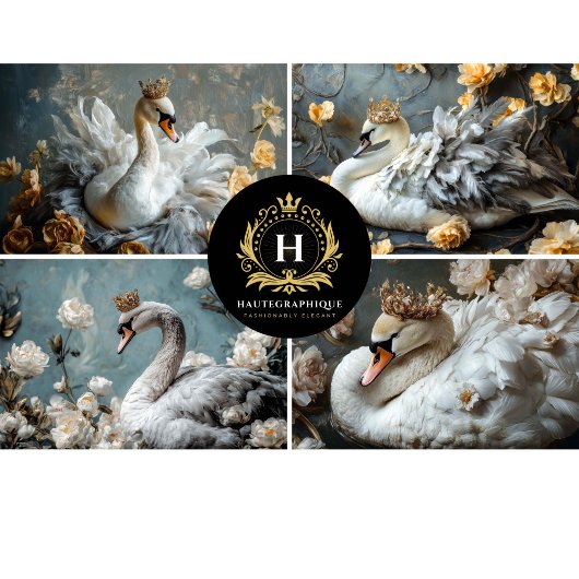 白鳥コラージュのデコページ 薄葉紙