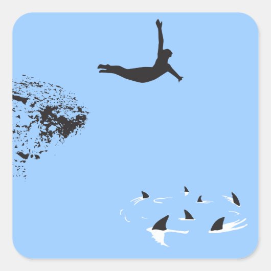 白鳥ダイビング スクエアシール (正面)