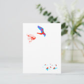 白鳥ダイビング ポストカード (スタンド正面)