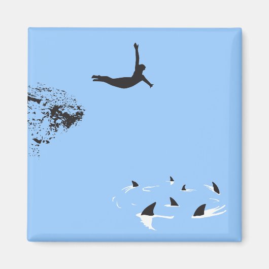 白鳥ダイビング マグネット (正面)