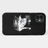 白鳥ビクトリアンが泳ぐ木を切る Case-Mate iPhoneケース (裏面(横))