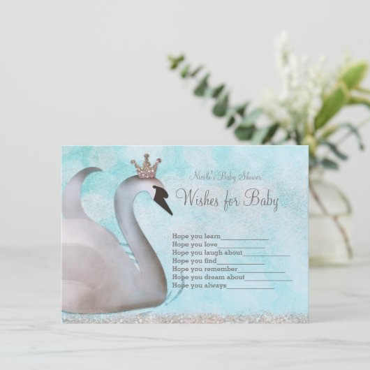 白鳥プリンセスが赤ちゃんシャワーゲームを楽しみたい 招待状 (スタンド正面)