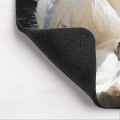 白鳥ベビー白鳥 マウスパッド (コーナー)