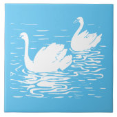 白鳥ペア タイル (正面)