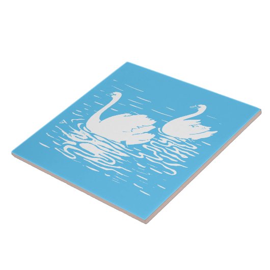 白鳥ペア タイル (側面)