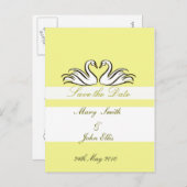 白鳥ポストカードで日付を保存 案内ポストカード (正面/裏面)