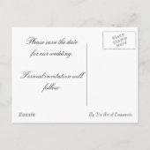 白鳥ポストカードで日付を保存 案内ポストカード (裏面)