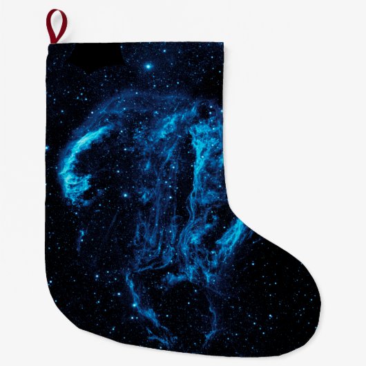 白鳥ループ星雲（NASA） ラージクリスマスストッキング (正面)