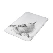 白鳥写真ヌサッチ バスマット (アングル)