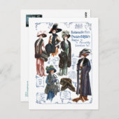 白鳥及びエドガーの流行の毛皮の#A ポストカード (正面/裏面)