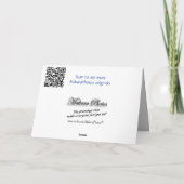 白鳥及びガチョウのembbk-は大事な行事をカスタマイズ カード (裏面)