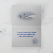 白鳥及びガチョウのembbk-は大事な行事をカスタマイズ カード (内部)