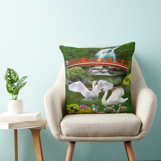 白鳥家族 クッション (椅子)