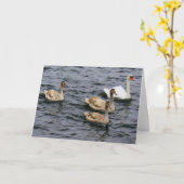 白鳥家 カード (黄色い花)