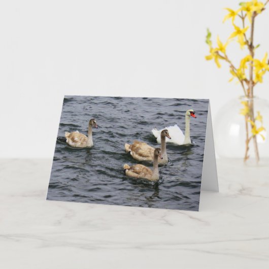 白鳥家 カード (黄色い花)