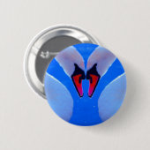 白鳥愛、ロマンチックなハート形の首 缶バッジ (正面&裏面)