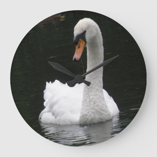 白鳥時計 ラージ壁時計 (正面)