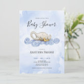 白鳥水彩イラストレーション 招待状 (スタンド正面)