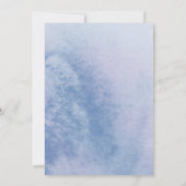 白鳥水彩イラストレーション 招待状 (裏面)