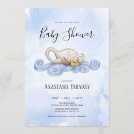 白鳥水彩イラストレーション 招待状