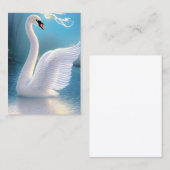 白鳥素晴らし鳥図 コーリングカード (正面/裏面)