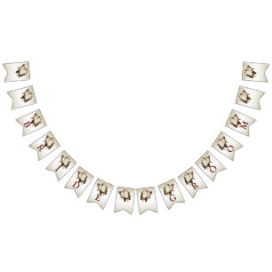 白鳥結婚の旗 バンティングフラッグ