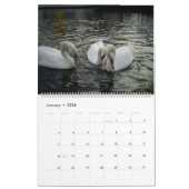 白鳥美しい カレンダー (1月 2026)