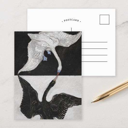 白鳥1番 |ヒルマフクリント ポストカード