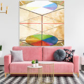 白鳥23番 |ヒルマフクリント | キャンバスプリント (インサイチュ (リビング))