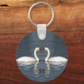 白鳥2 キーホルダー (正面)