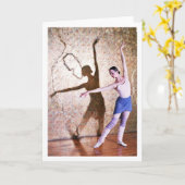 白鳥3の飛行-ボーダーを持つ… カード (黄色い花)