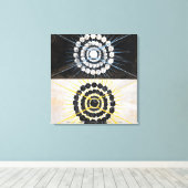 白鳥8番 |ヒルマフクリント | キャンバスプリント (インサイチュ (ウッドフロア))