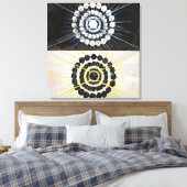 白鳥8番 |ヒルマフクリント | キャンバスプリント (インサイチュ (寝室))