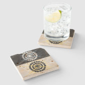 白鳥8番 |ヒルマフクリント | ストーンコースター (横)