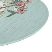 白鳥 – さくらんぼ花咲きチャルキュテリーボード カッティングボード (角)