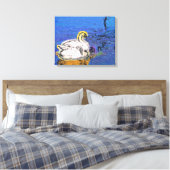 白鳥 キャンバスプリント (インサイチュ (寝室))